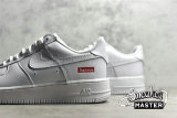 NIKE AIR FORCE 1 LOW BOX LOGO X SUPREME WHITE/WHITE/WHITE CU9225-100