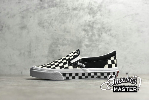 VANS SLIP-ON CHECKERBOARD BLACK/WHITE/BLACK VN0A38F7PVA