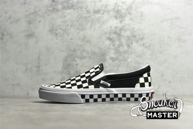 VANS SLIP-ON CHECKERBOARD BLACK/WHITE/BLACK VN0A38F7PVA