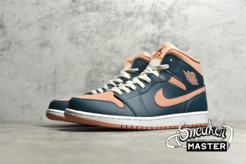 NIKE AIR JORDAN 1 MID DARK TEAL GREEN/DARK TEAL GREEN BQ6472-308