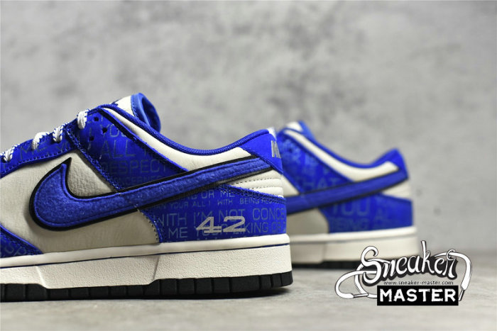 NIKE SB DUNK LOW JACKIE ROBINSON RACER BLUE/RACER BLUE/COCONUT DV2122-400