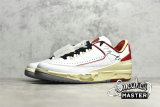 NIKE AIR JORDAN 2 RETRO LOW SP X OFF-WHITE WHITE/VARSITY RED/BLACK DJ4375-106