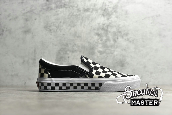 VANS SLIP-ON CHECKERBOARD BLACK/WHITE/BLACK VN0A38F7PVA