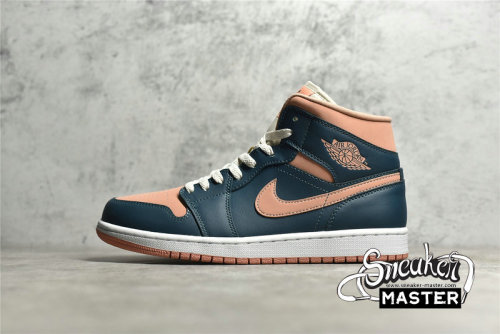 NIKE AIR JORDAN 1 MID DARK TEAL GREEN/DARK TEAL GREEN BQ6472-308