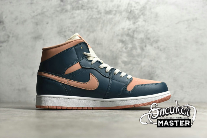 NIKE AIR JORDAN 1 MID DARK TEAL GREEN/DARK TEAL GREEN BQ6472-308