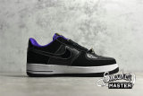 NIKE AIR FORCE 1 LOW 07 LAKERS LACK/WHITE-PURPLE DQ0301-001