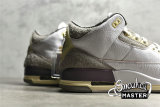 NIKE A MA MANIÉRE X AIR JORDAN 3 RETRO SP RAISED BY WOMEN WHITE/MEDIUM GREY/VIOLET ORE DH3434-110