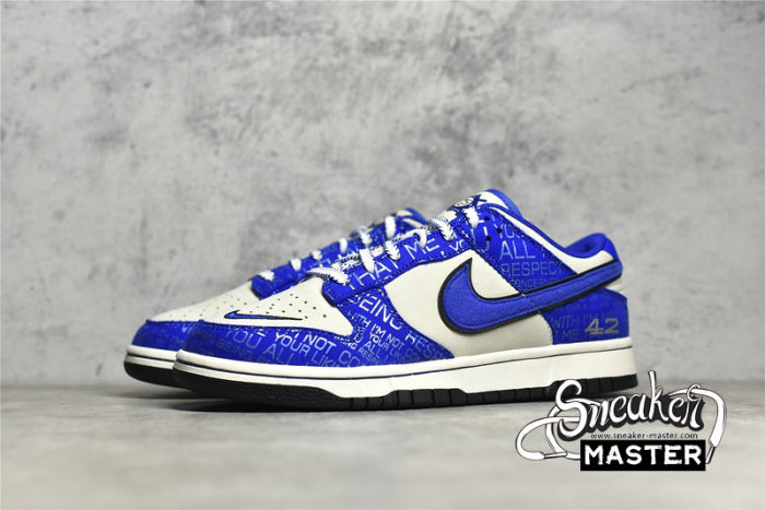 NIKE SB DUNK LOW JACKIE ROBINSON RACER BLUE/RACER BLUE/COCONUT DV2122-400