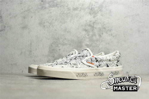 VANS VAULT SLIP-ON LX X SNEAKERSNTUFF LA WHITE/BLACK/WHITE VN0A3JEX45U