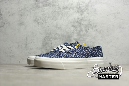 VANS ANAHEIM OG FLORAL AUTHENTIC 44 DX SKATE SHOES BLUE/WHITE VN0A7Q5CNVY