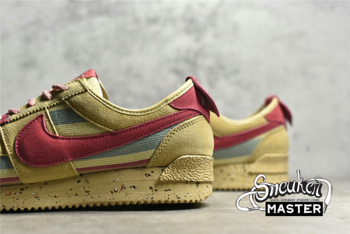NIKE UNION LA X CORTEZ SP SESAME GRAIN/PINK CLAY/DUTCH GREEN/BICYCLE YELLOW/BLUSTERY DR1413-200