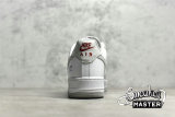 NIKE AIR FORCE 1 LOW NBA 75TH WHITE/WHITE/LIGHT GREY AA6902-201