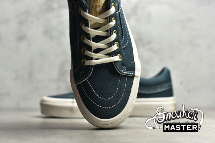 VANS ECO THEORY SK8-LOW REISSUE SKATE SHOES JUNGLE GREEN/WHITE VN0A4UWIA5K