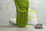 NIKE AIR JORDAN 1 MID WHITE/WHITE/LIME BQ6472-131