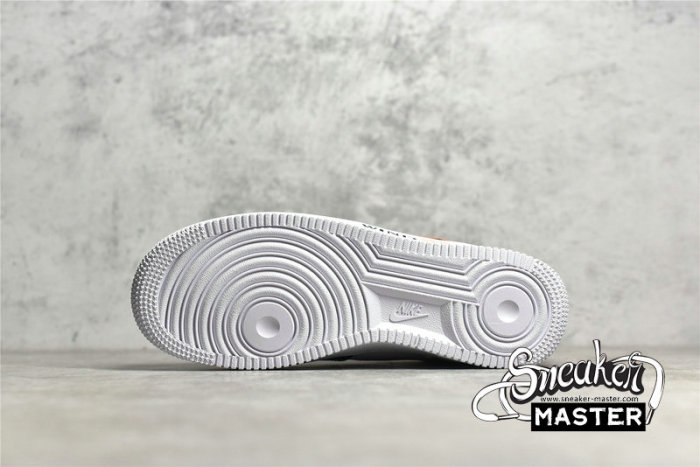 NIKE AIR FORCE 1 LOW 07 BLACK/WHITE/ORANGE DD8959-100
