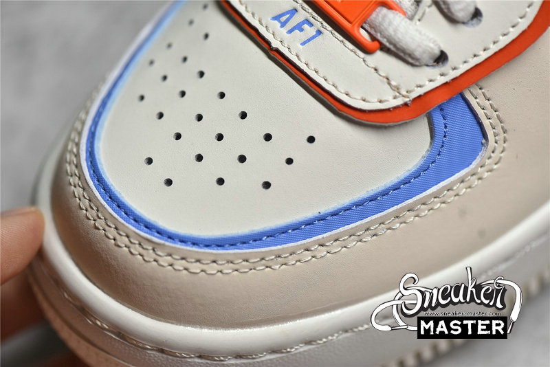 NIKE AIR FORCE 1 SHADOW SAIL/GAME ROYAL/RUSH ORANGE/UNIVERSITY BLUE