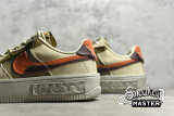 NIKE AIR FORCE 1 FONTANKA RATTAN/MADDER ROOT-BURGUNDY CRUSH-KHAKI DR0150-200
