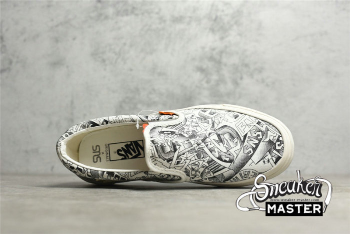 VANS VAULT SLIP-ON LX X SNEAKERSNTUFF LA WHITE/BLACK/WHITE VN0A3JEX45U