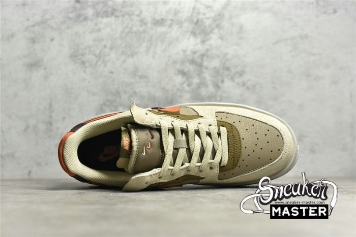 NIKE AIR FORCE 1 FONTANKA RATTAN/MADDER ROOT-BURGUNDY CRUSH-KHAKI DR0150-200