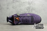 NIKE AIR JORDAN 4 RETRO CANYON PURPLE/ANTHRACITE/ALLIGATOR/SAFETY ORANGE AQ9129-500