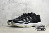NIKE AIR JORDAN 11 RETRO LOW 72-10 BLACK/GYM RED/WHITE/SAIL AV2187-001