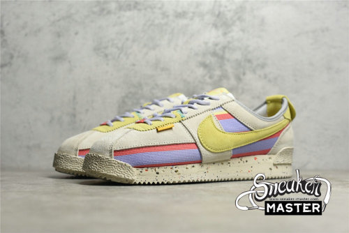 NIKE CORTEZ SP X UNION LA WHITE/GREY FOG/PURPLE PULSE/LEMON FROST DR1413-100