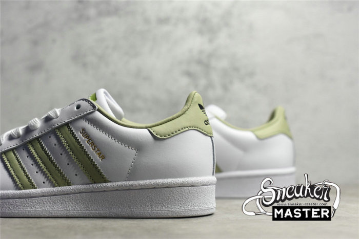 ADIDAS SUPERSTAR SHOES CLOUD WHITE/MAGIC LIME/CLOUD WHITE GY5986