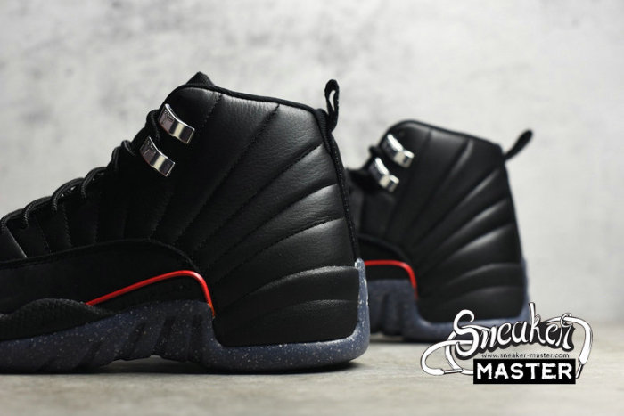 NIKE AIR JORDAN 12 UTILITY GRIND BLACK/BLACK/BRIGHT CRIMSON/WHITE DC1062-006