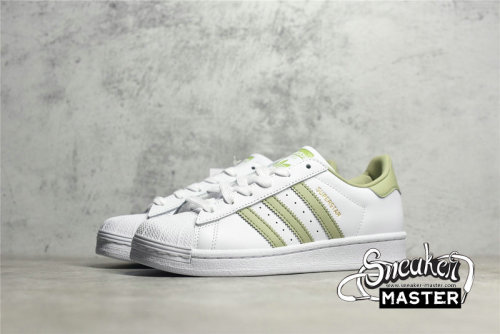 ADIDAS SUPERSTAR SHOES CLOUD WHITE/MAGIC LIME/CLOUD WHITE GY5986