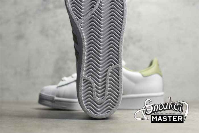 ADIDAS SUPERSTAR SHOES CLOUD WHITE/MAGIC LIME/CLOUD WHITE GY5986