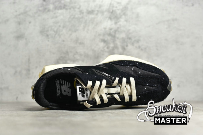 NEW BALANCE 327 BLACK SPLATTER X JOSHUA VIDES BLACK/BLACK/BEIGE MS327JSV