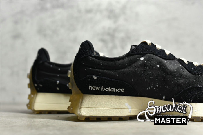 NEW BALANCE 327 BLACK SPLATTER X JOSHUA VIDES BLACK/BLACK/BEIGE MS327JSV
