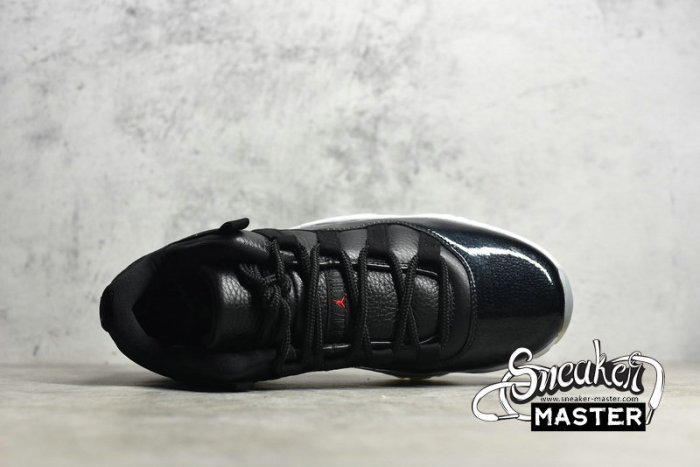NIKE AIR JORDAN 11 RETRO LOW 72-10 BLACK/GYM RED/WHITE/SAIL AV2187-001
