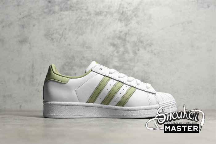 ADIDAS SUPERSTAR SHOES CLOUD WHITE/MAGIC LIME/CLOUD WHITE GY5986