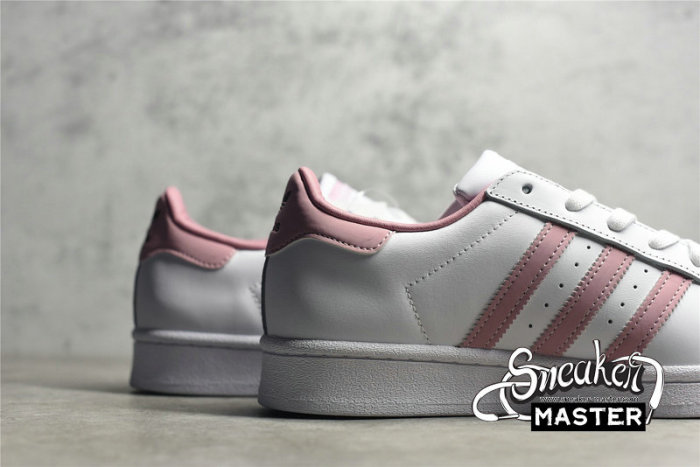 ADIDAS SUPERSTAR SHOES CLOUD WHITE/MAGIC MAUVE/CLOUD WHITE GY5987