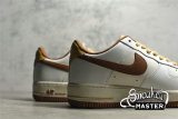 NIKE AIR FORCE 1 LOW WHITE/WHITE/BROWN CW3388-204