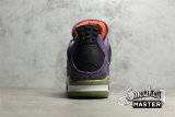 NIKE AIR JORDAN 4 RETRO CANYON PURPLE/ANTHRACITE/ALLIGATOR/SAFETY ORANGE AQ9129-500