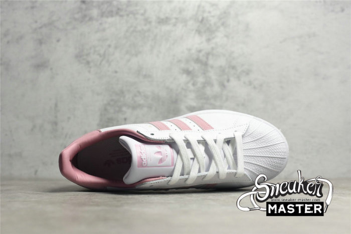 ADIDAS SUPERSTAR SHOES CLOUD WHITE/MAGIC MAUVE/CLOUD WHITE GY5987