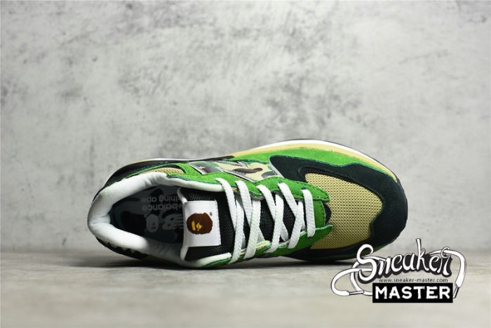 NEW BALANCE 57/40 RUNNING SHOES X BAPE GREEN/BLACK/BEIGE M5740BAE