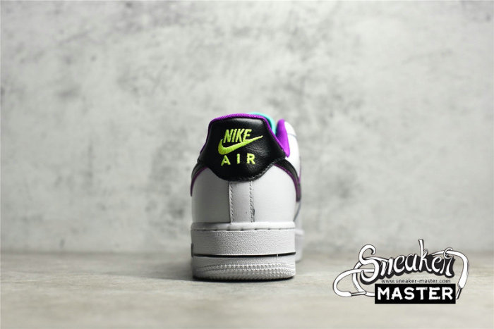 NIKE AIR FORCE 1 LOW 07 JUST DO IT WHITE/BLACK/PURPLE DX3933-100