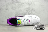 NIKE AIR FORCE 1 LOW 07 JUST DO IT WHITE/BLACK/PURPLE DX3933-100