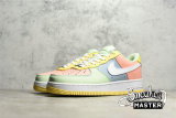 NIKE AIR FORCE 1 LOW EASTER PINK/GREEN-YELLOW DR8590-600