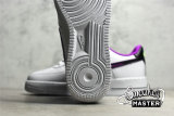 NIKE AIR FORCE 1 LOW 07 JUST DO IT WHITE/BLACK/PURPLE DX3933-100