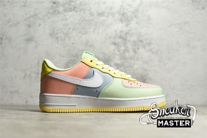 NIKE AIR FORCE 1 LOW EASTER PINK/GREEN-YELLOW DR8590-600