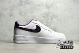 NIKE AIR FORCE 1 LOW 07 JUST DO IT WHITE/BLACK/PURPLE DX3933-100