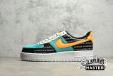 NIKE AIR FORCE 1 LOW 07 WHITE/BLUE/BLACK-YELLOW CI0057-100