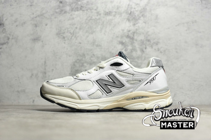 NEW BALANCE 990V3 MADE IN USA X TEDDY SANTIS SEA SALT/RAIN CLOUD M990AL3