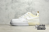 NIKE AIR FORCE 1 REACT WHITE/COCONUT MILK/LIGHT IRON ORE/WHITE DH7615-100