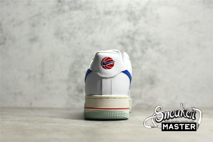 NIKE AIR FORCE 1 LOW USA HOOPS WHITE/BLUE/RED DX2660-100