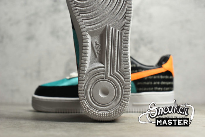 NIKE AIR FORCE 1 LOW 07 WHITE/BLUE/BLACK-YELLOW CI0057-100